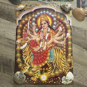 Three Y2K Colourful Indian Hindu Deity Prints